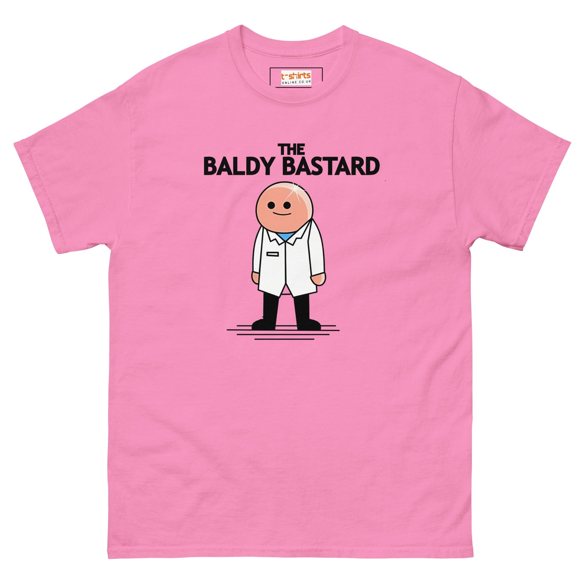 Baldy B#stard T-Shirt | Funny Mr Men Shirt - Azalea - T-Shirts Online