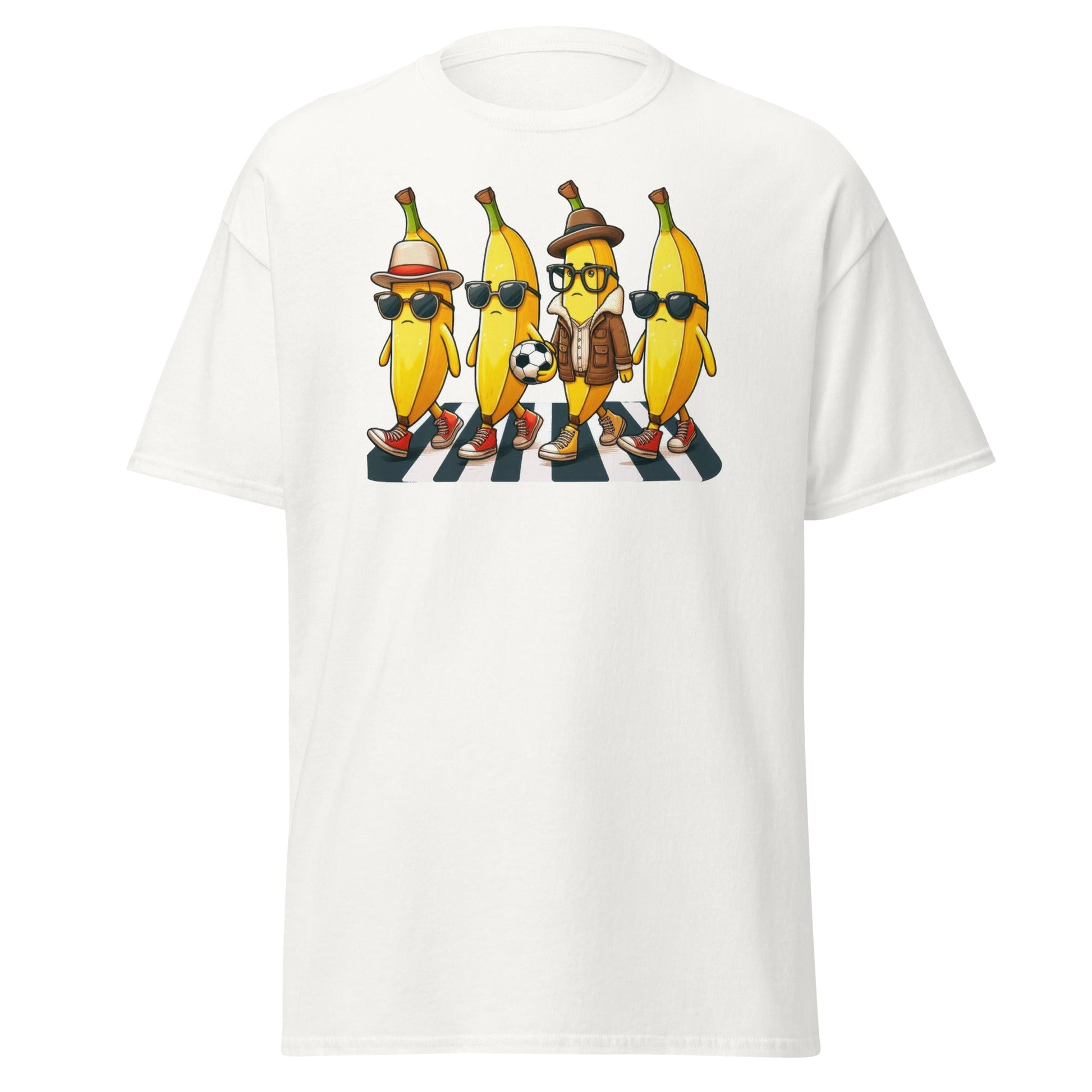 Banana Walking Soccer | Football T-Shirt - White - T-Shirts Online
