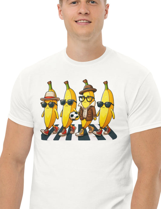 Banana Walking Soccer | Football T-Shirt - Black - T-Shirts Online