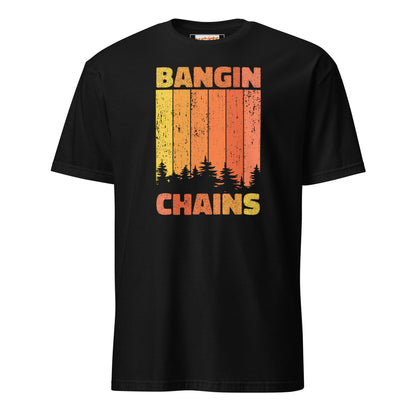 Bangin Chains Disc Golf T-Shirt - Black - T-Shirts Online