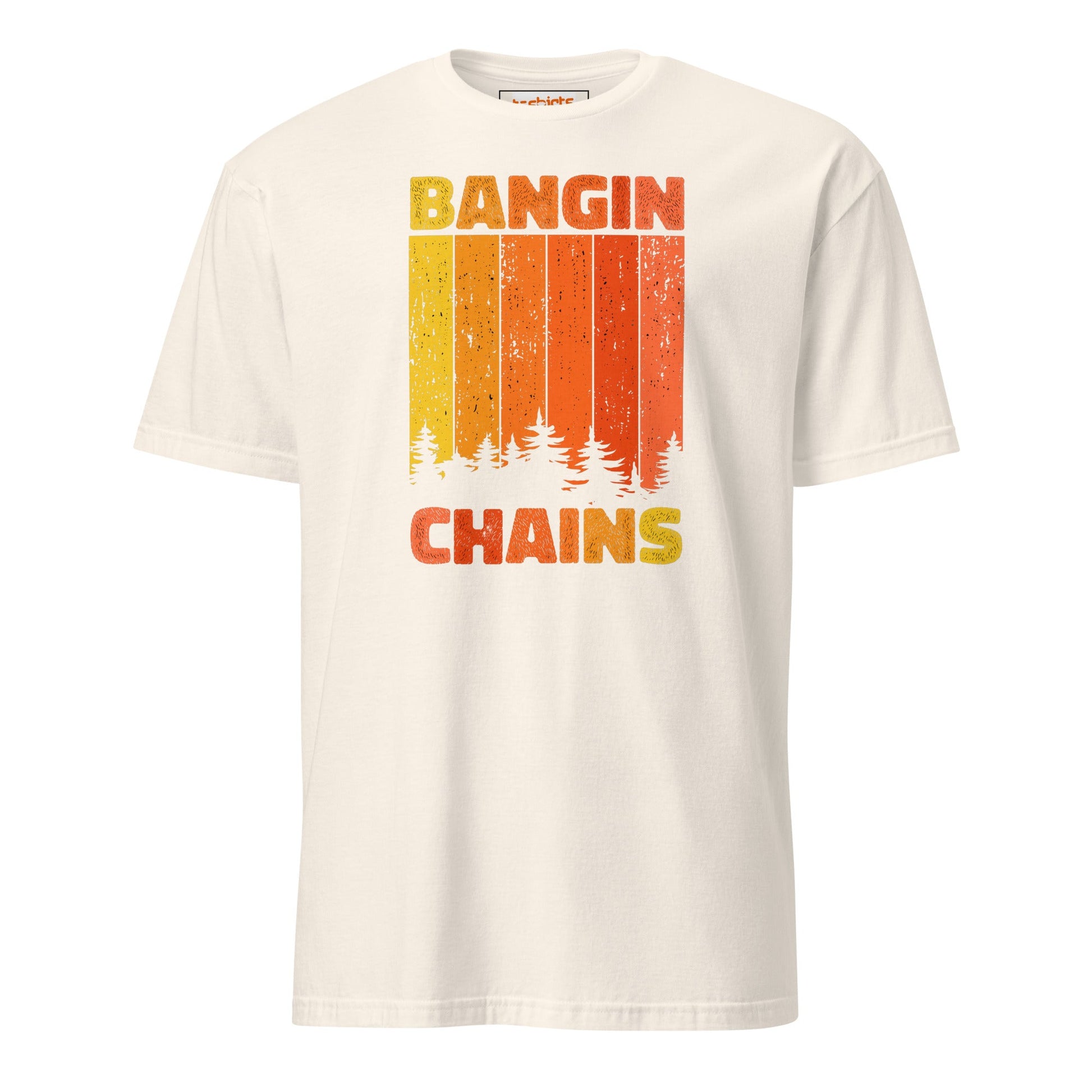 Bangin Chains Disc Golf T-Shirt - Natural - T-Shirts Online