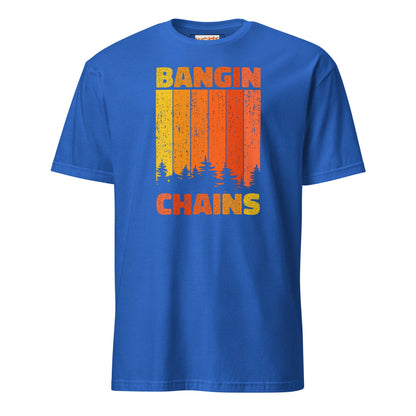 Bangin Chains Disc Golf T-Shirt - Royal - T-Shirts Online