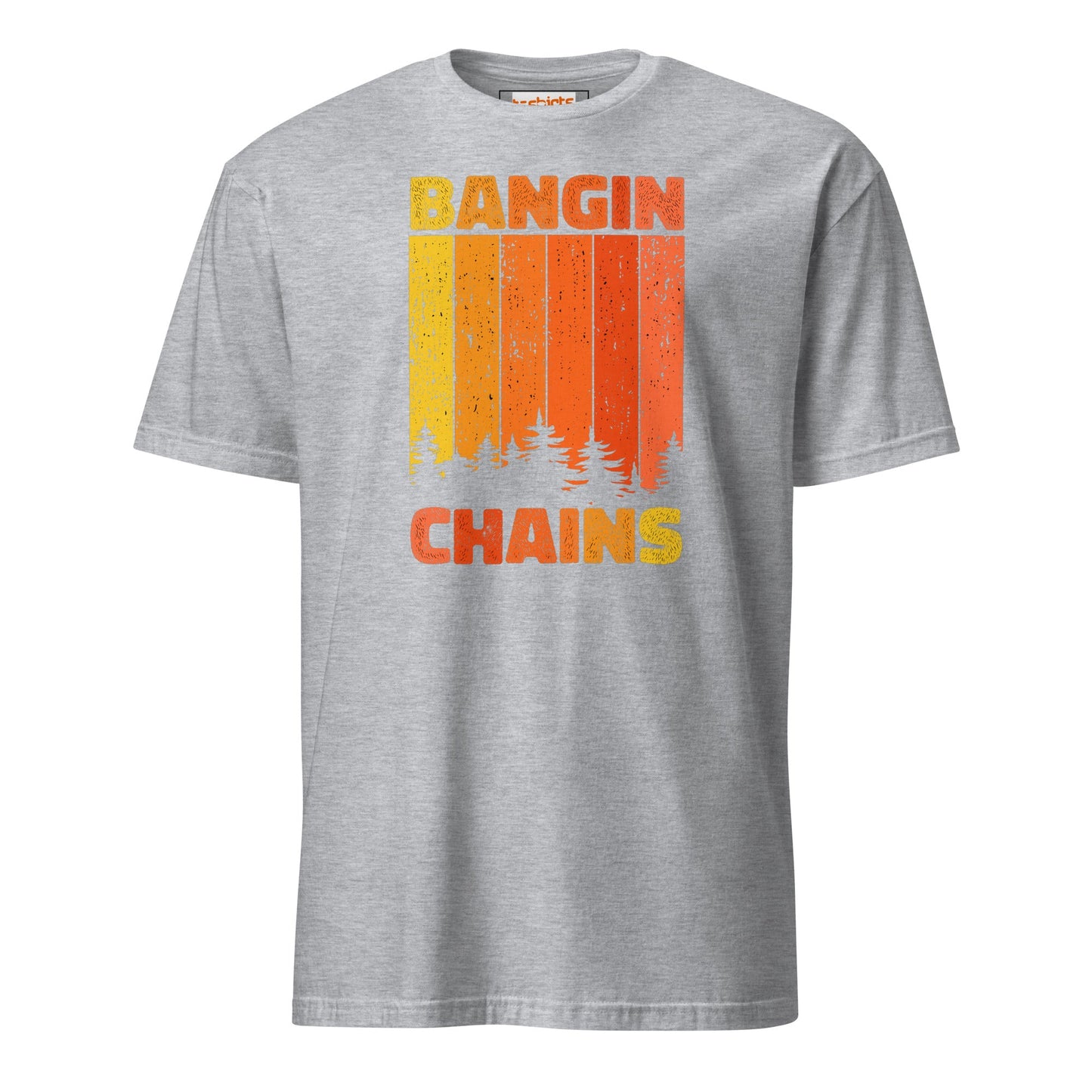 Bangin Chains Disc Golf T-Shirt - Sport Grey - T-Shirts Online