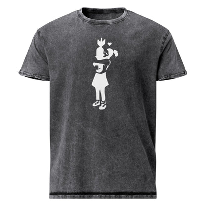 Banksy Bomb T-Shirt | Men's Denim Banksy Tee - Black - T-Shirts Online