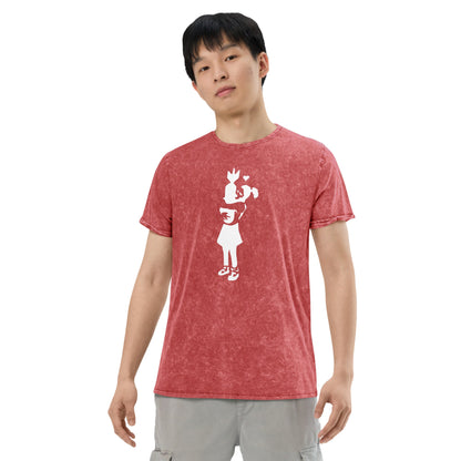 Banksy Bomb T-Shirt | Men's Denim Banksy Tee - Black - T-Shirts Online