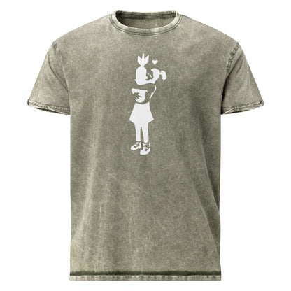 Banksy Bomb T-Shirt | Men's Denim Banksy Tee - Dark Army Green - T-Shirts Online