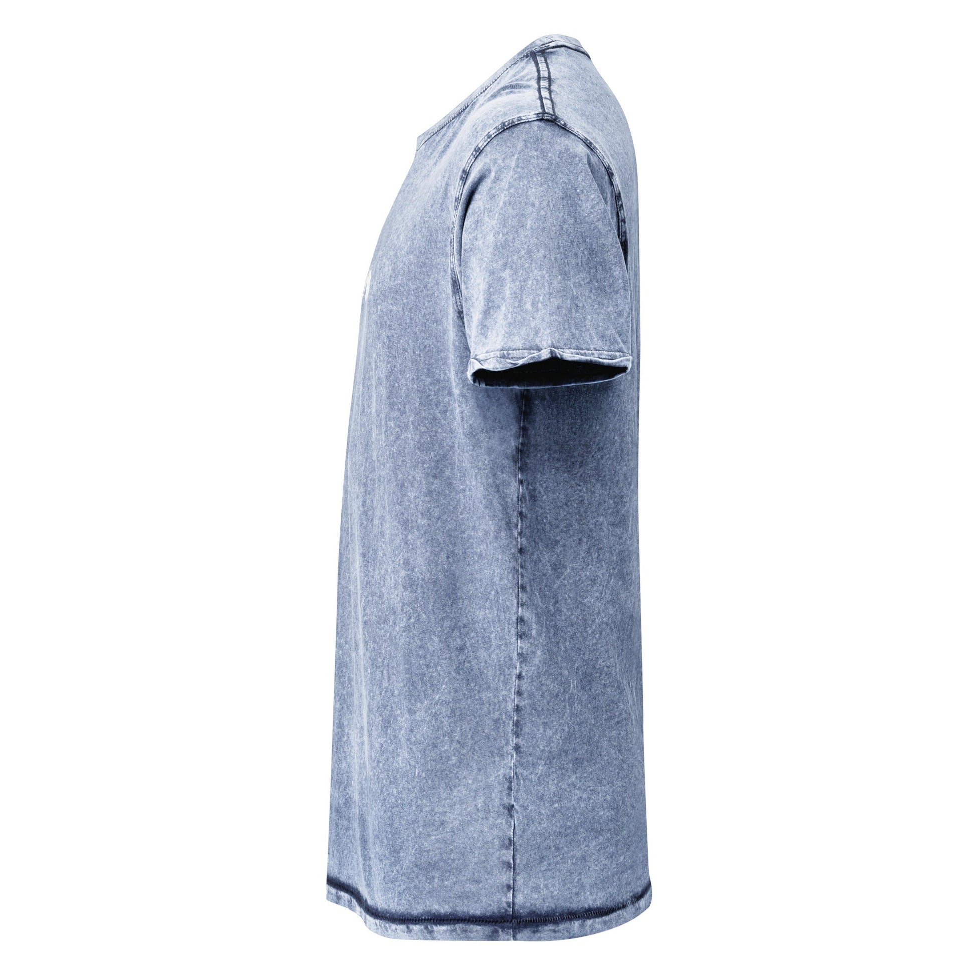 Banksy Bomb T-Shirt | Men's Denim Banksy Tee - Denim Blue - T-Shirts Online