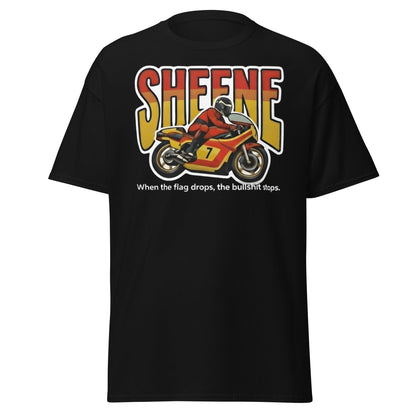 Barry Sheene Racing T-Shirt - Iconic 70s Legend Quote Tee - Black - T-Shirts Online