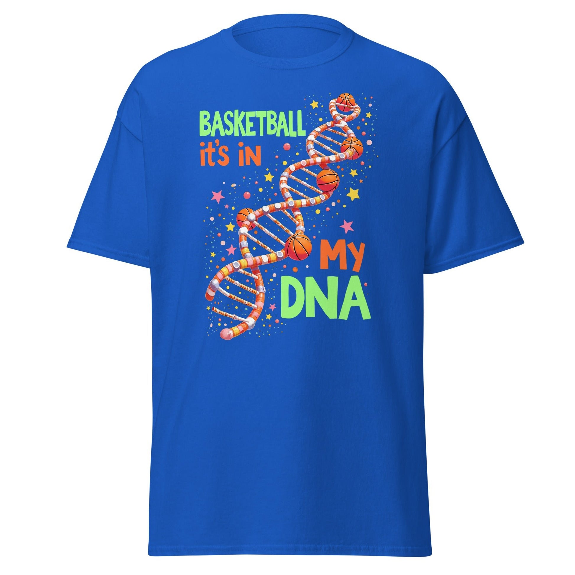 Basketball DNA | Basketball T-Shirt - Royal - T-Shirts Online