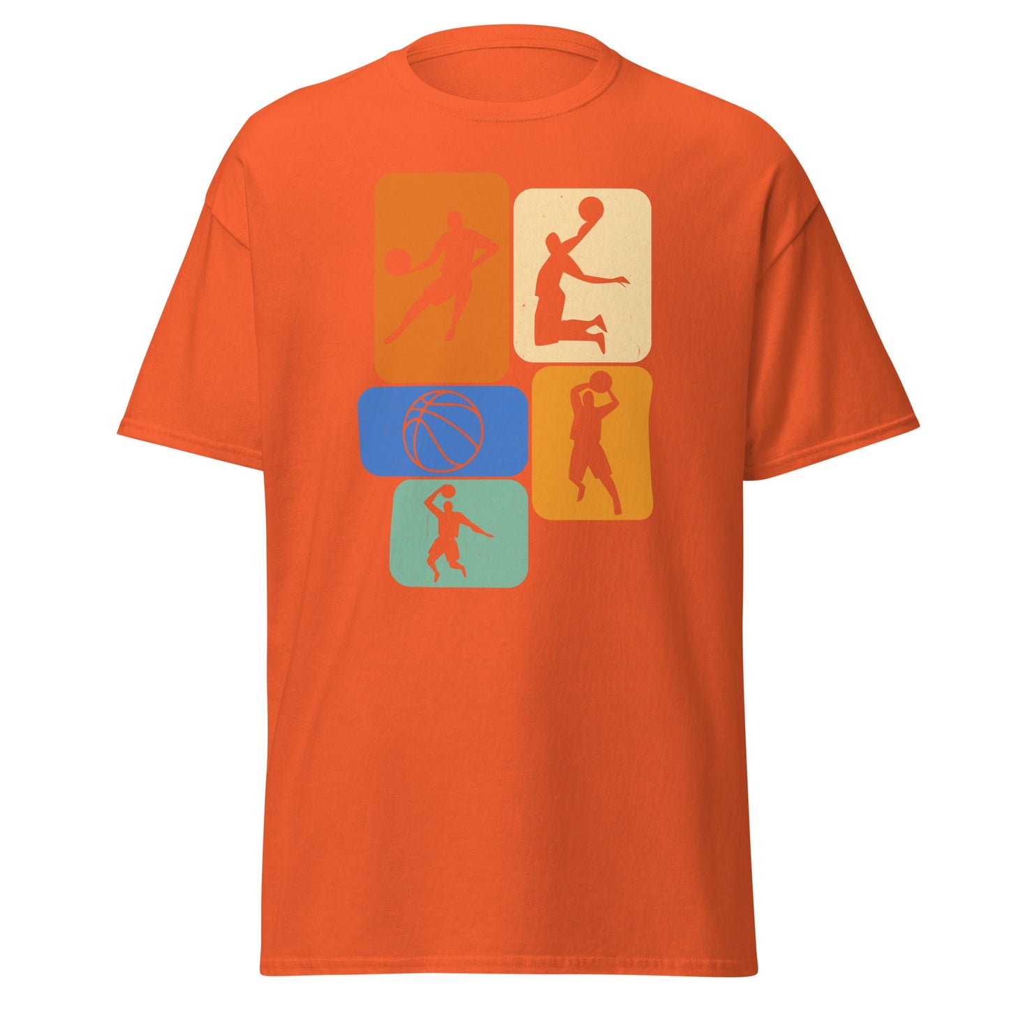 Basketball Player | Basketball T-Shirt - Orange - T-Shirts Online