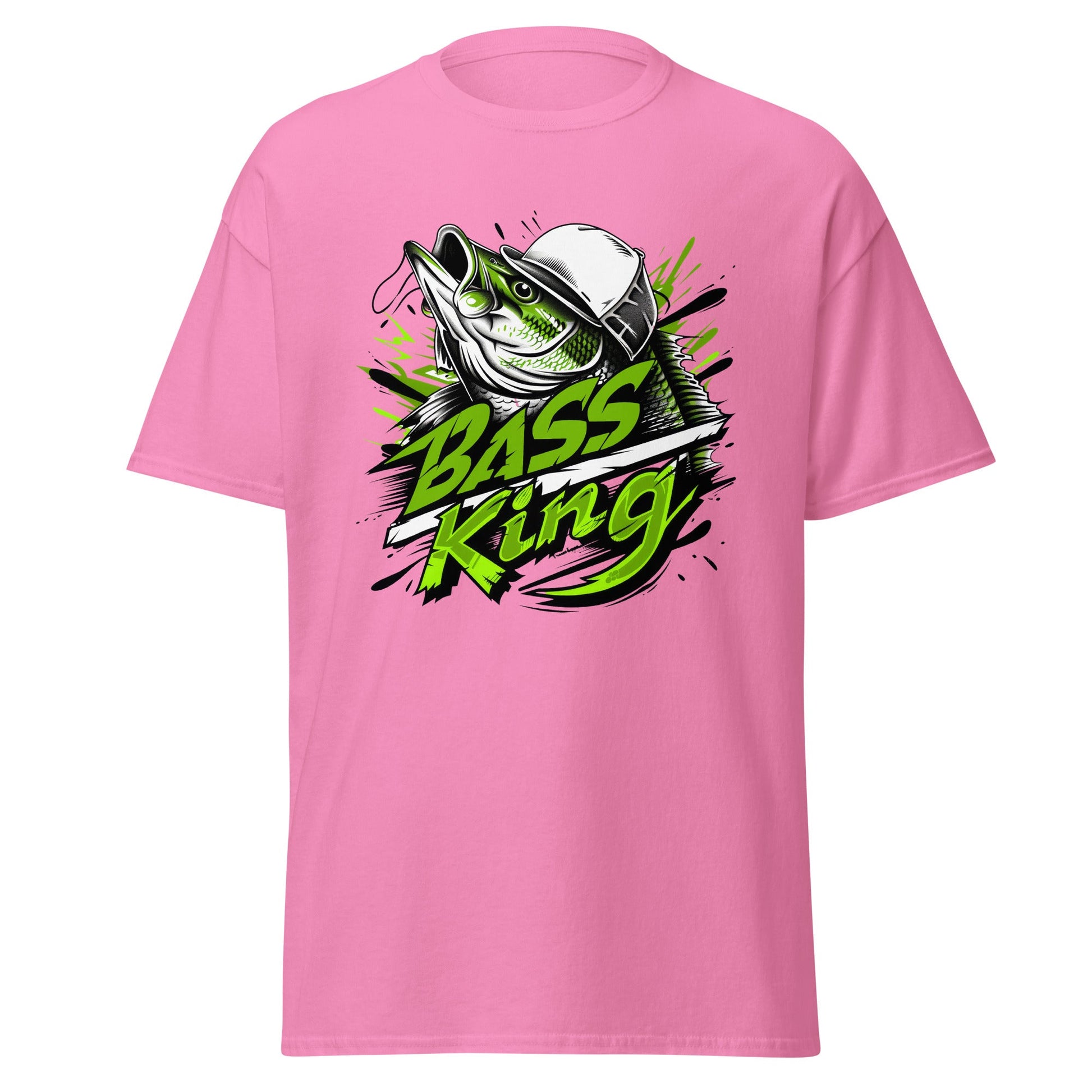 Bass King | Fishing T-Shirt - Azalea - T-Shirts Online