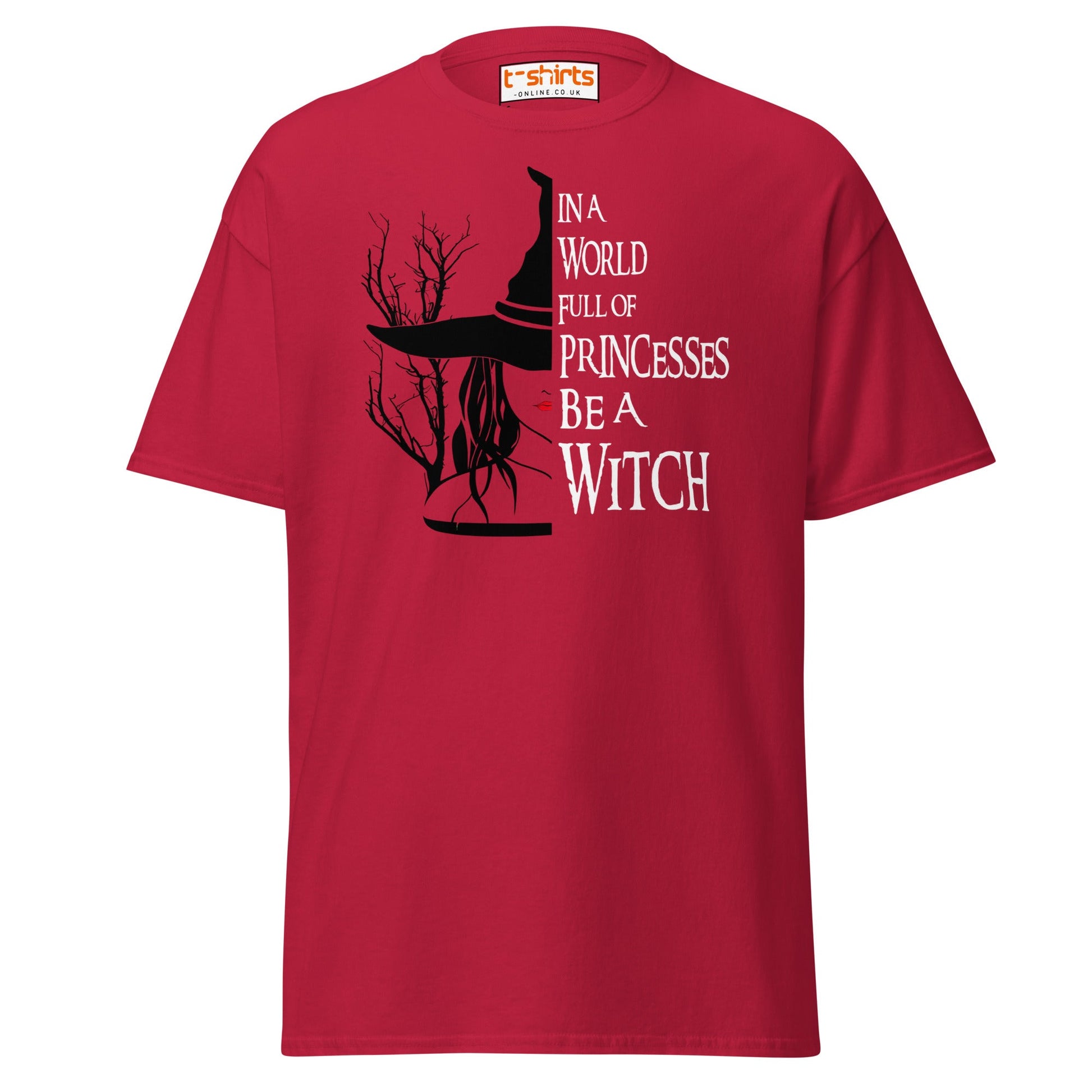 Be a Witch T-Shirt – Gothic Witchy Quote Tee - Cardinal - T-Shirts Online