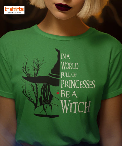 Be a Witch T-Shirt – Gothic Witchy Quote Tee - Navy - T-Shirts Online