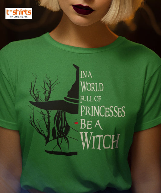 Be a Witch T-Shirt – Gothic Witchy Quote Tee - Navy - T-Shirts Online