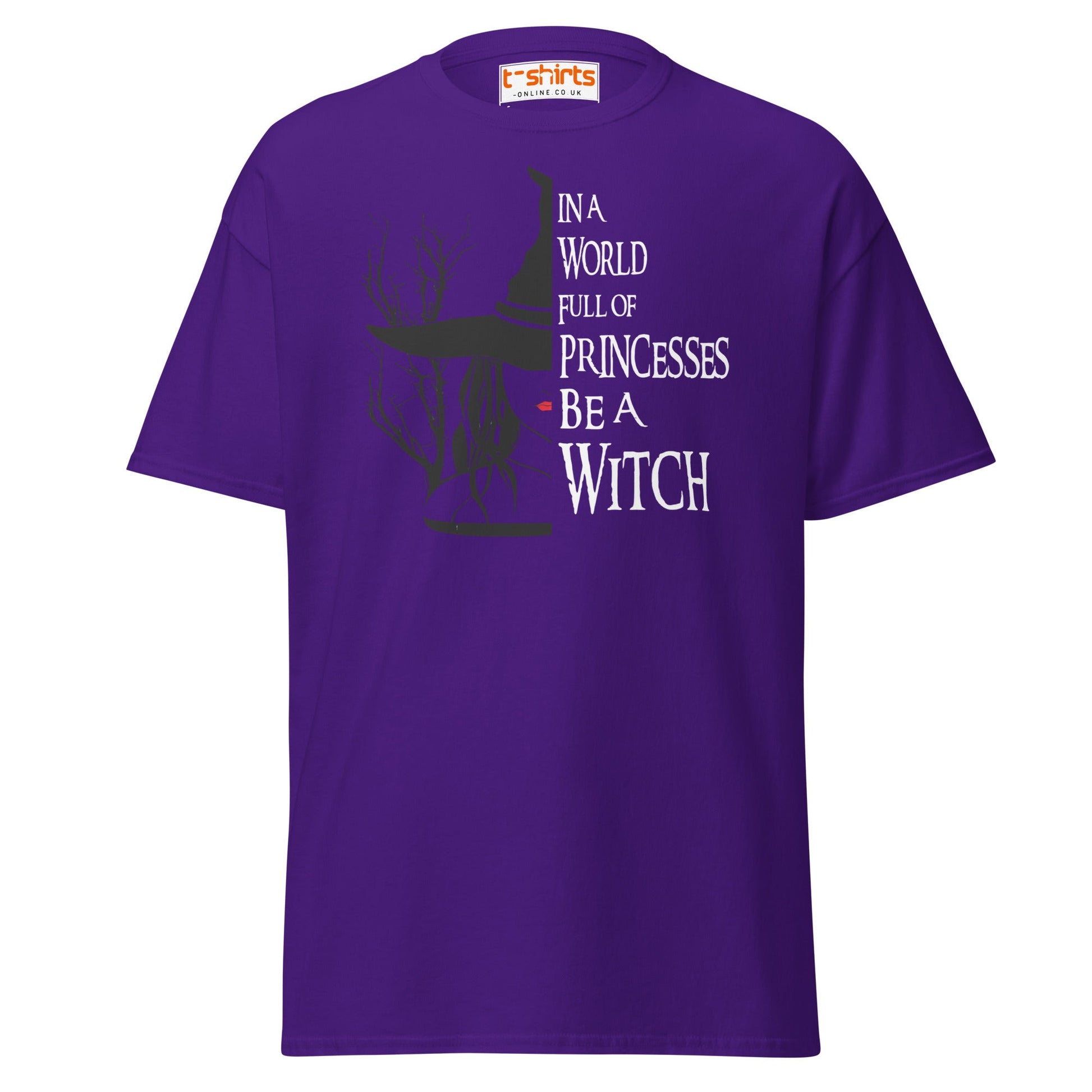 Be a Witch T-Shirt – Gothic Witchy Quote Tee - Purple - T-Shirts Online