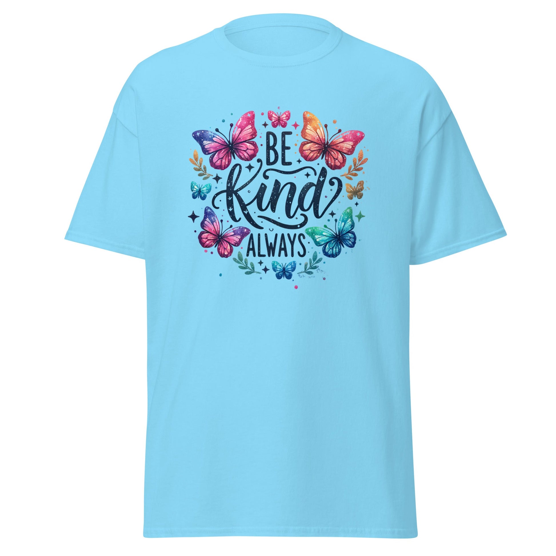 Be Kind Always | Motivational T-Shirt - Sky - T-Shirts Online