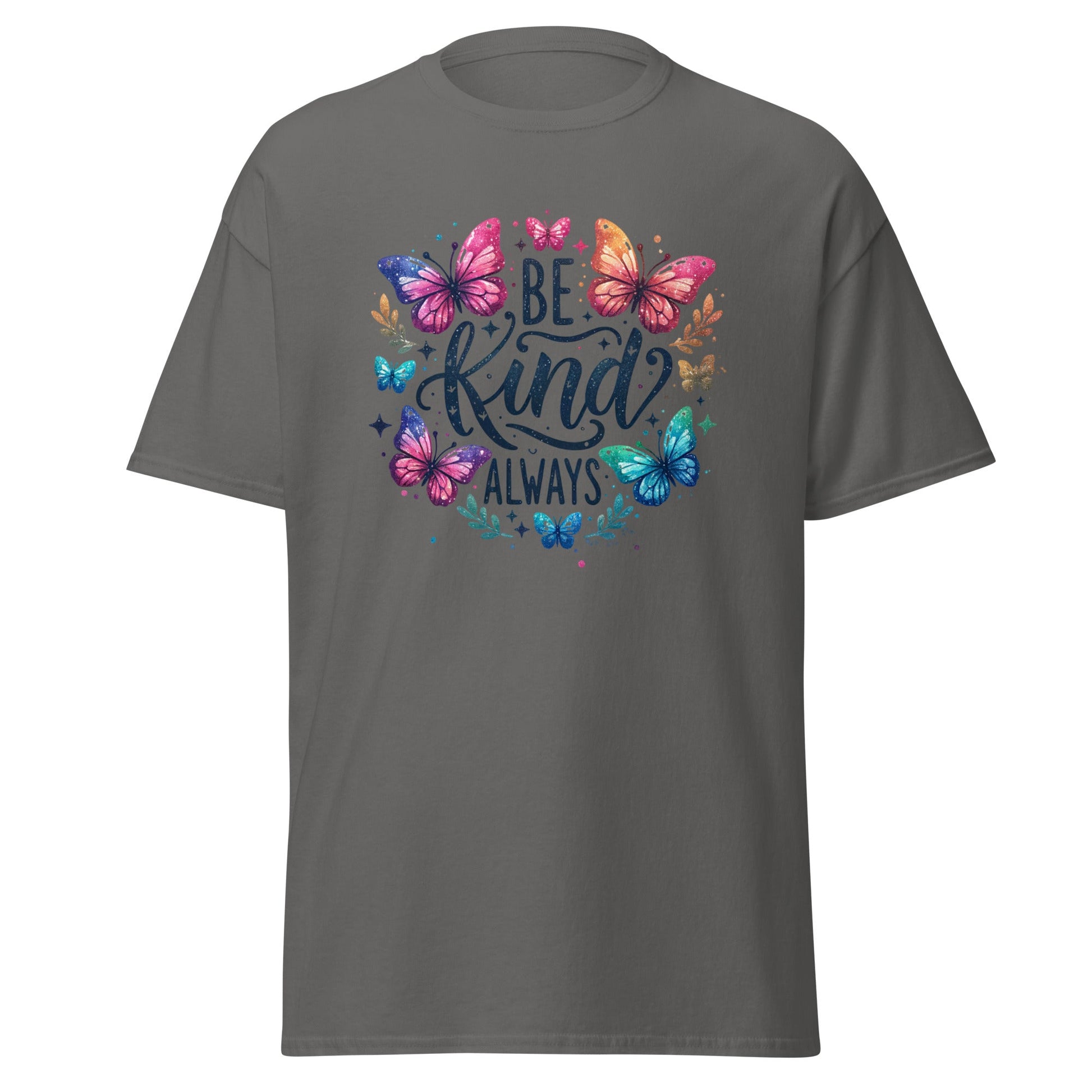 Be Kind Always | Motivational T-Shirt - Charcoal - T-Shirts Online
