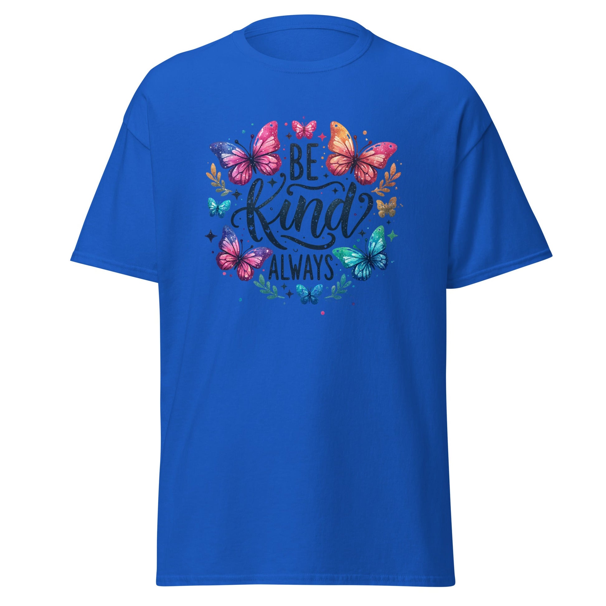 Be Kind Always | Motivational T-Shirt - Royal - T-Shirts Online