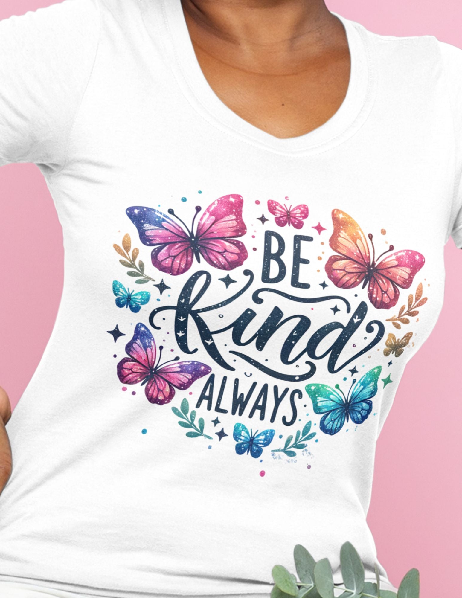 Be Kind Always | Motivational T-Shirt - Black - T-Shirts Online