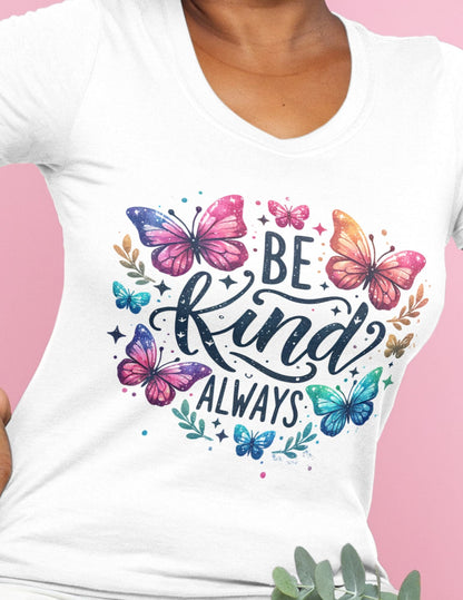 Be Kind Always | Motivational T-Shirt - Black - T-Shirts Online