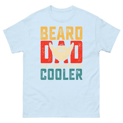 Beard Dad | Father's Day T-Shirt - Light Blue - T-Shirts Online