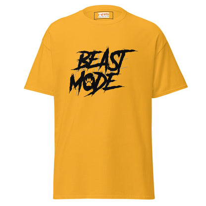 Beast Mode | Gym T-Shirt - Gold - T-Shirts Online