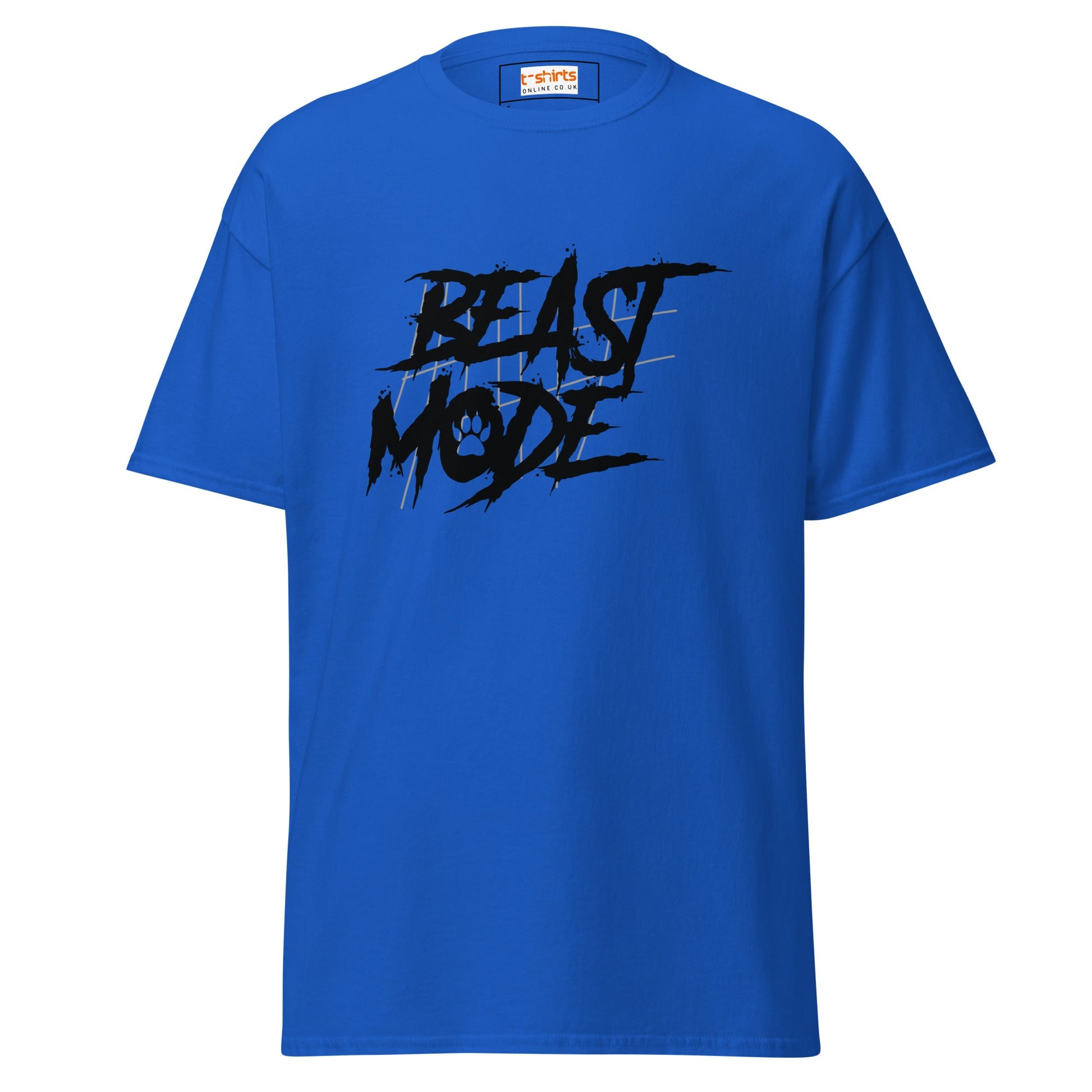 Beast Mode | Gym T-Shirt - Royal - T-Shirts Online