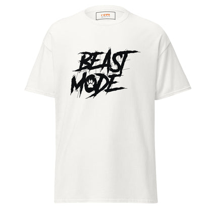 Beast Mode | Gym T-Shirt - White - T-Shirts Online