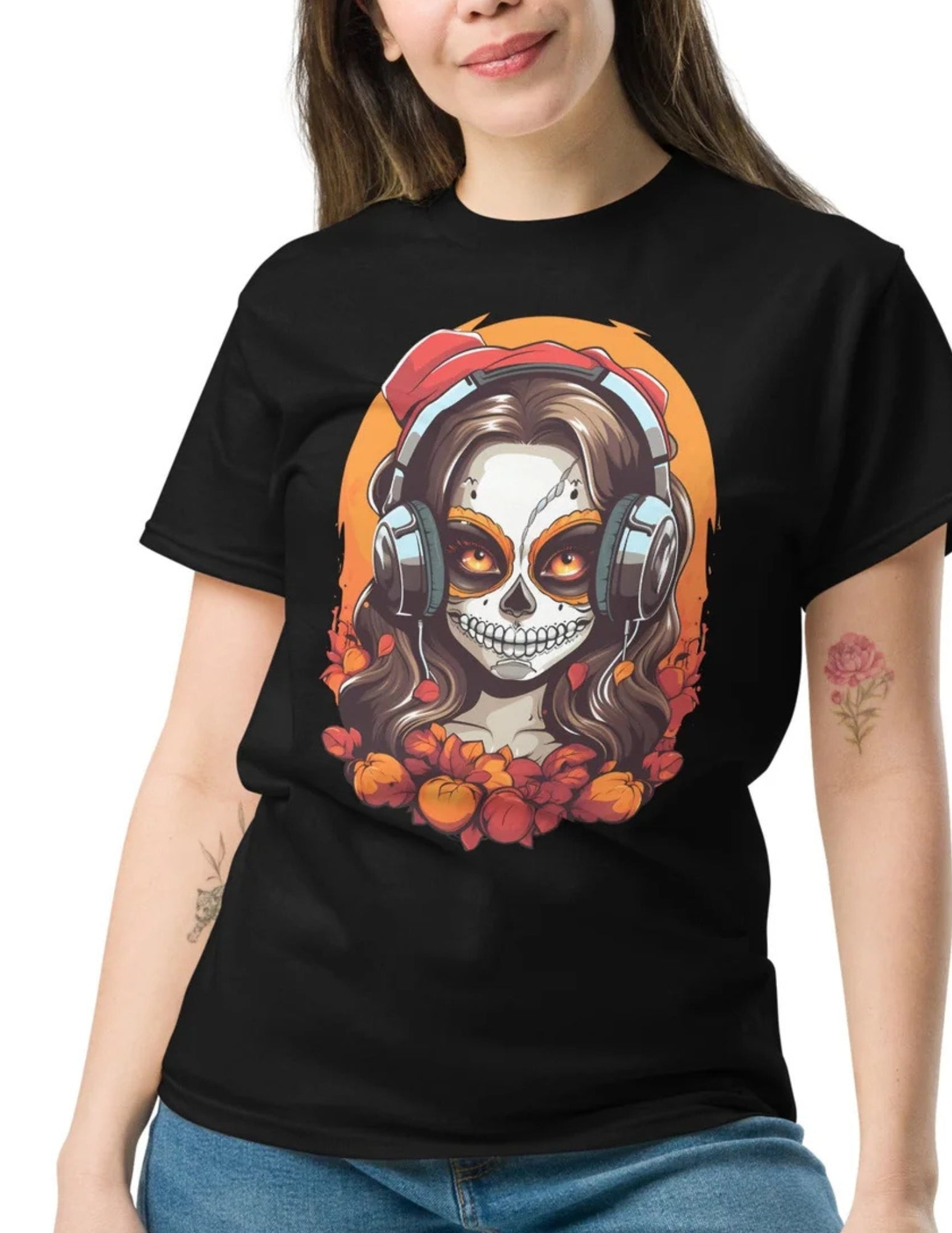 Beats Skull | Skull T-Shirt - Black - T-Shirts Online