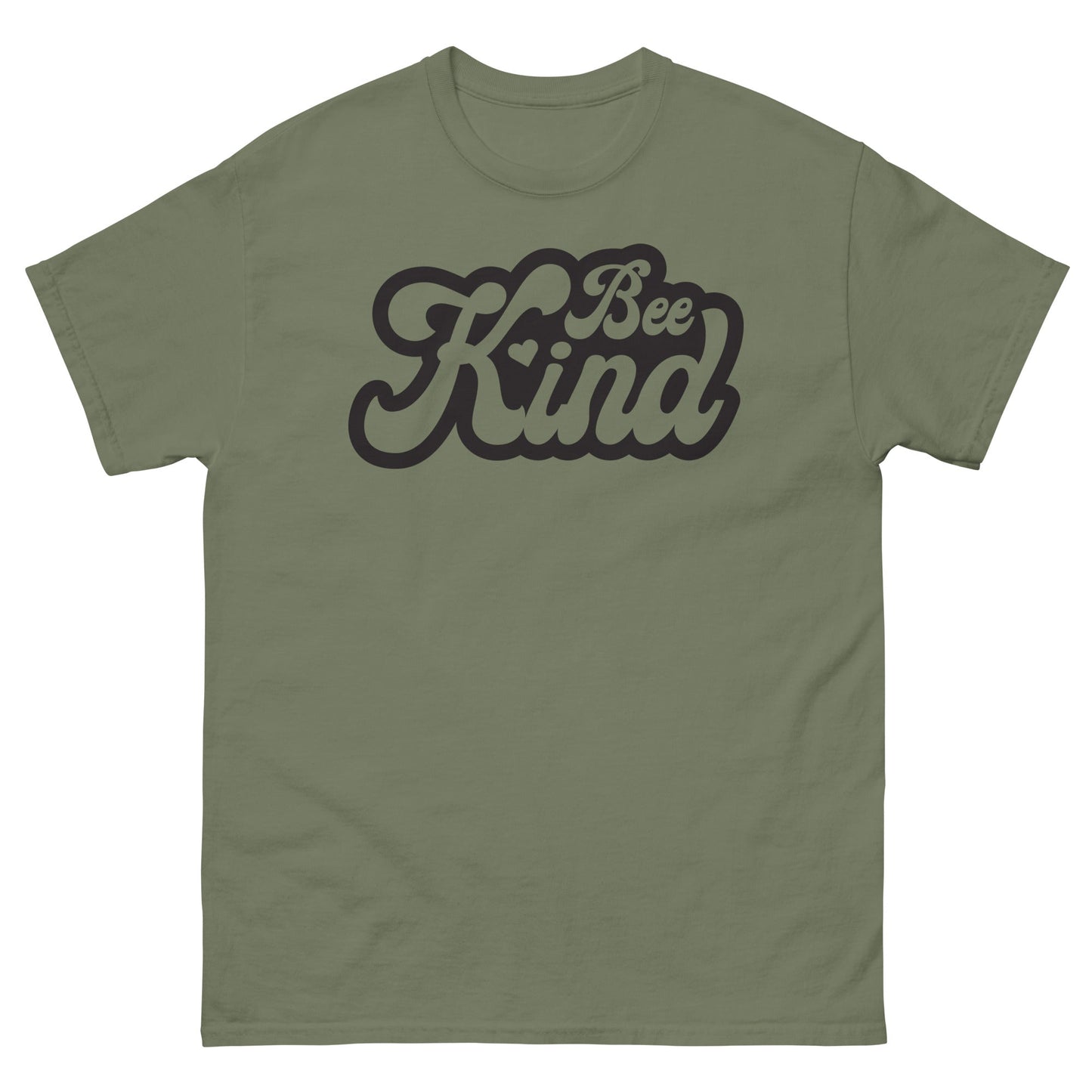Bee Kind | Unisex classic tee - Military Green - T-Shirts Online