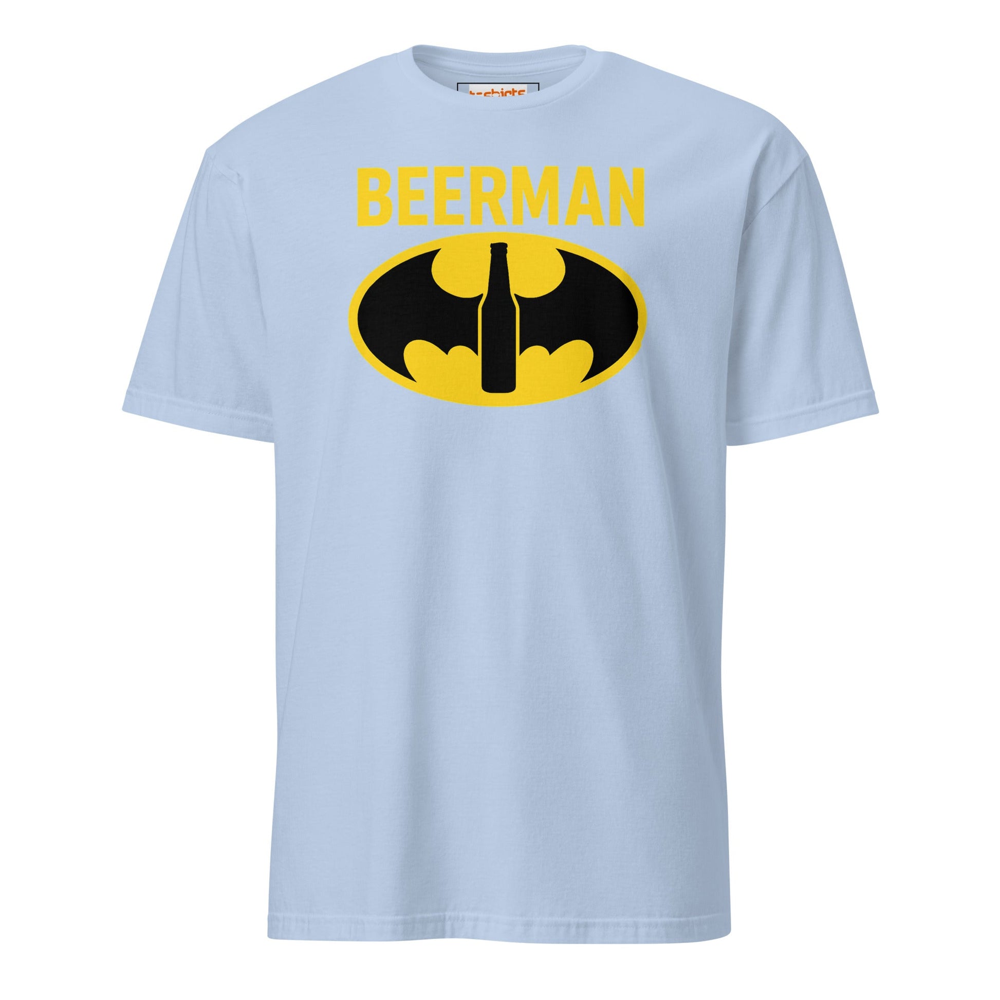 Beerman T-Shirt | Funny Superhero Tee - Light Blue - T-Shirts Online
