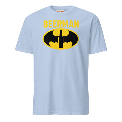 Beerman T-Shirt | Funny Superhero Tee - Light Blue - T-Shirts Online