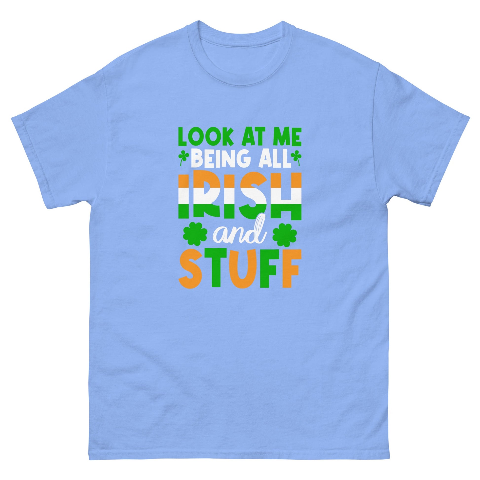 Being Irish | St Patrick's Day T-Shirt - Carolina Blue - T-Shirts Online