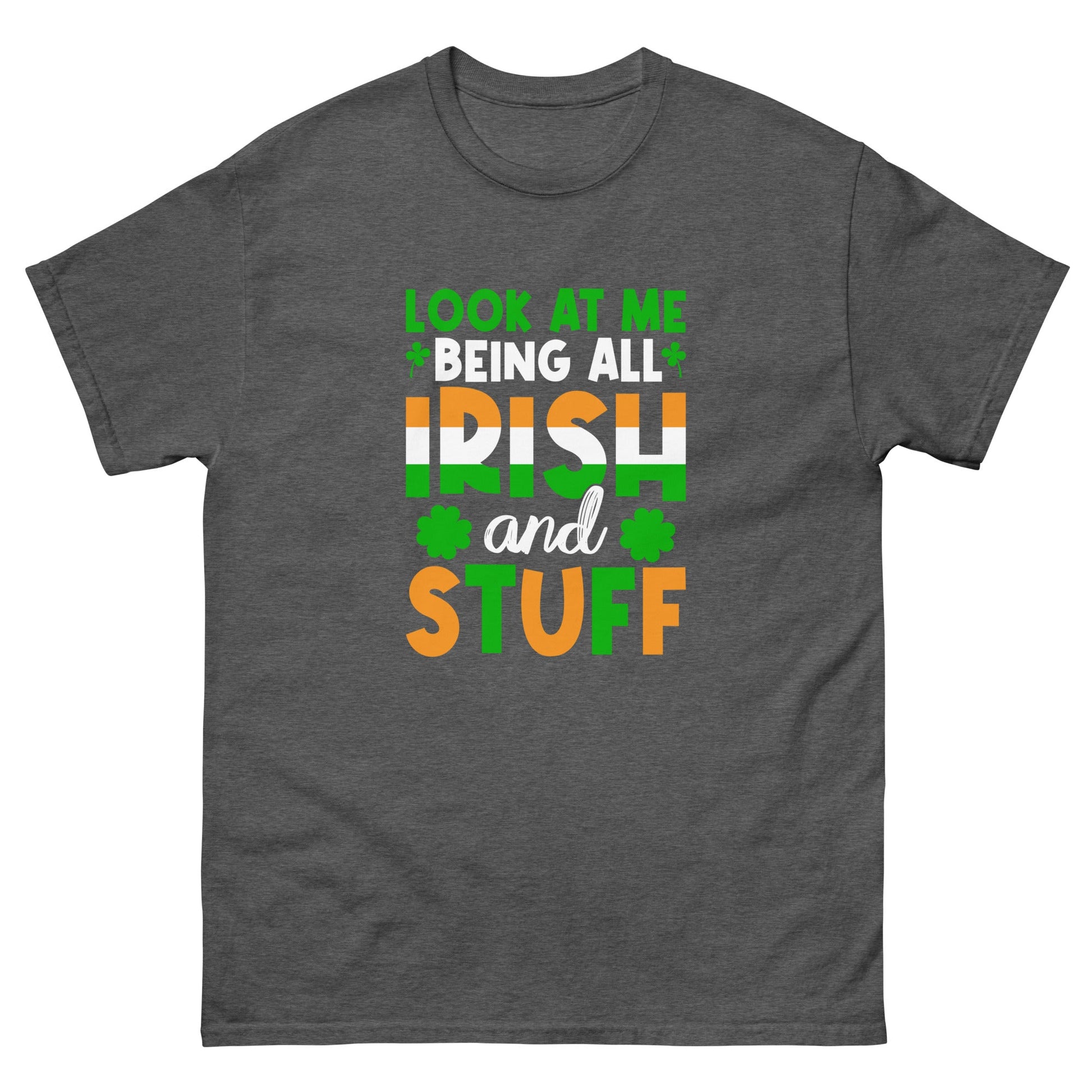 Being Irish | St Patrick's Day T-Shirt - Dark Heather - T-Shirts Online