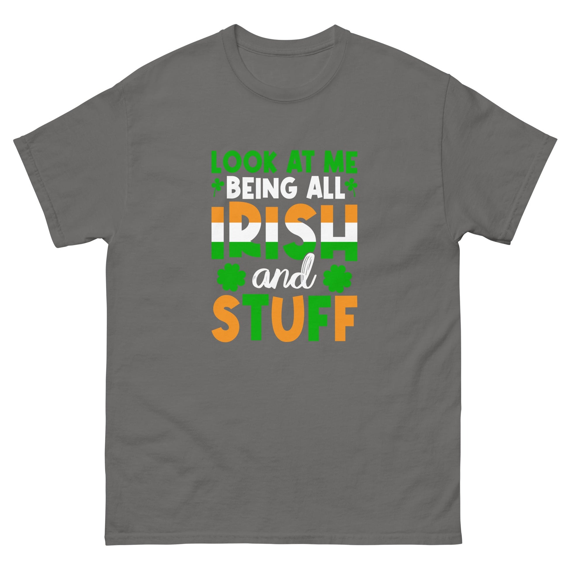 Being Irish | St Patrick's Day T-Shirt - Charcoal - T-Shirts Online