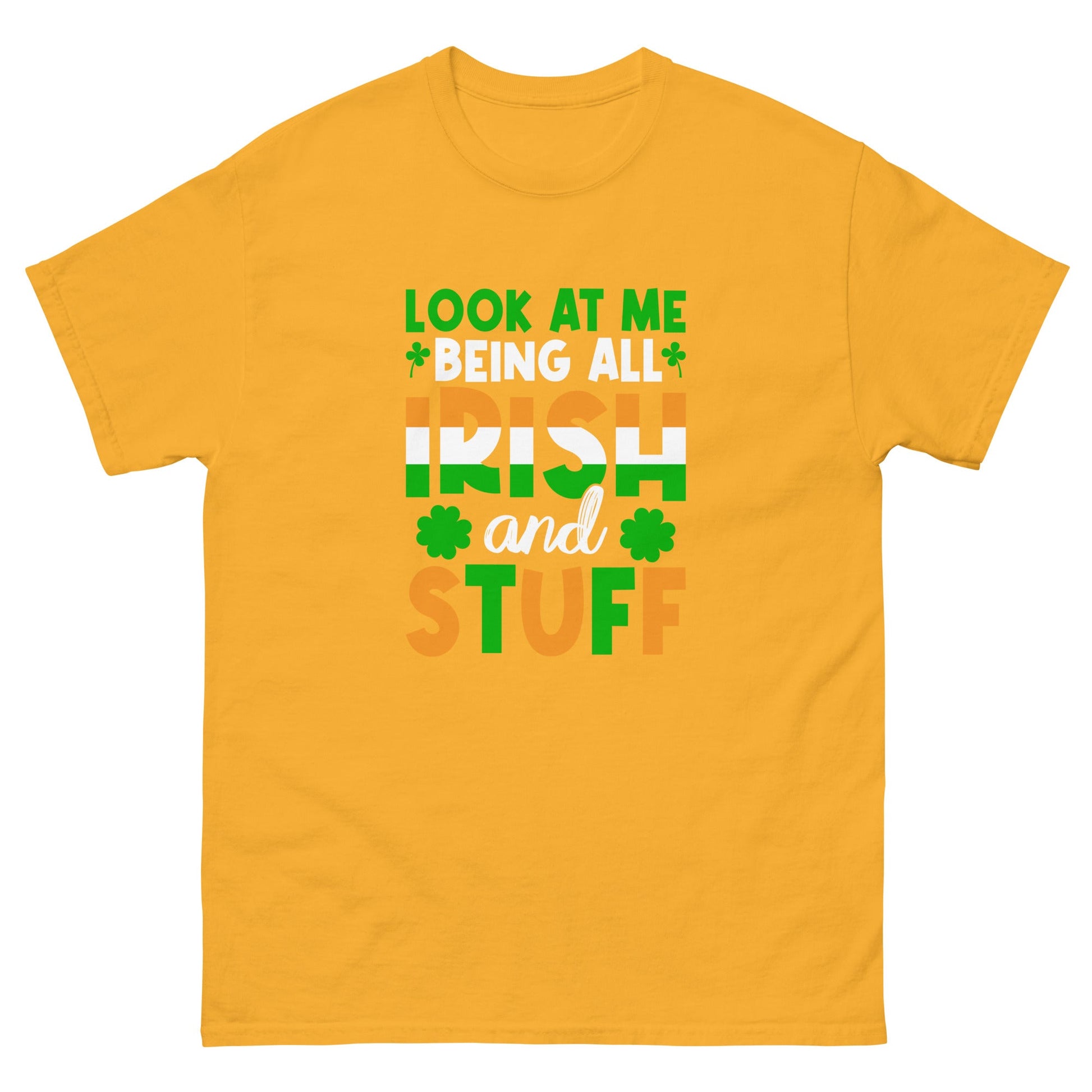 Being Irish | St Patrick's Day T-Shirt - Gold - T-Shirts Online