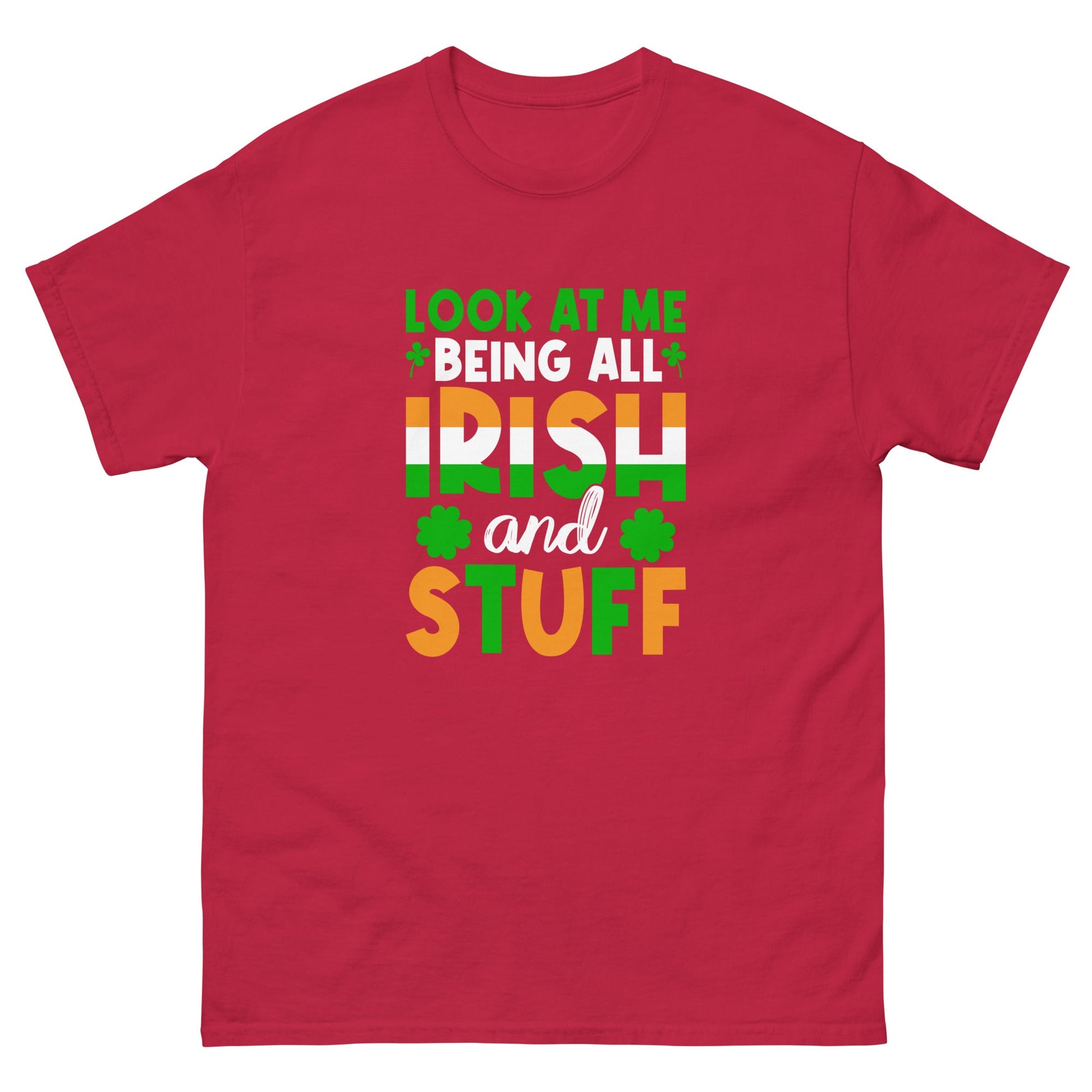 Being Irish | St Patrick's Day T-Shirt - Cardinal - T-Shirts Online