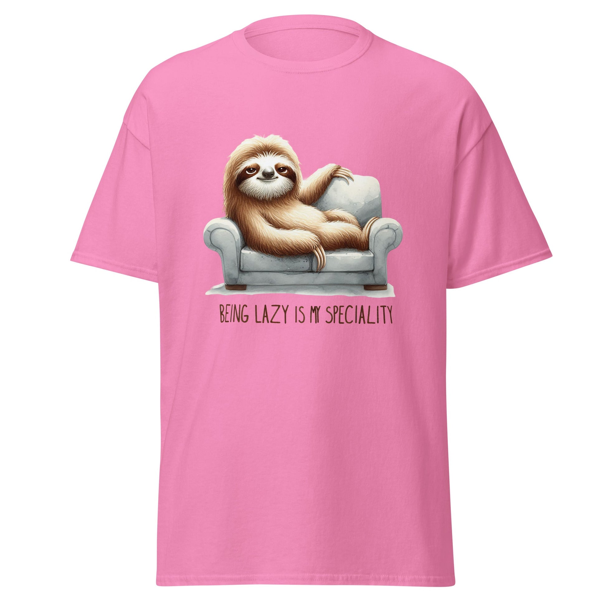 Being Lazy | Sloth T-Shirt - Azalea - T-Shirts Online