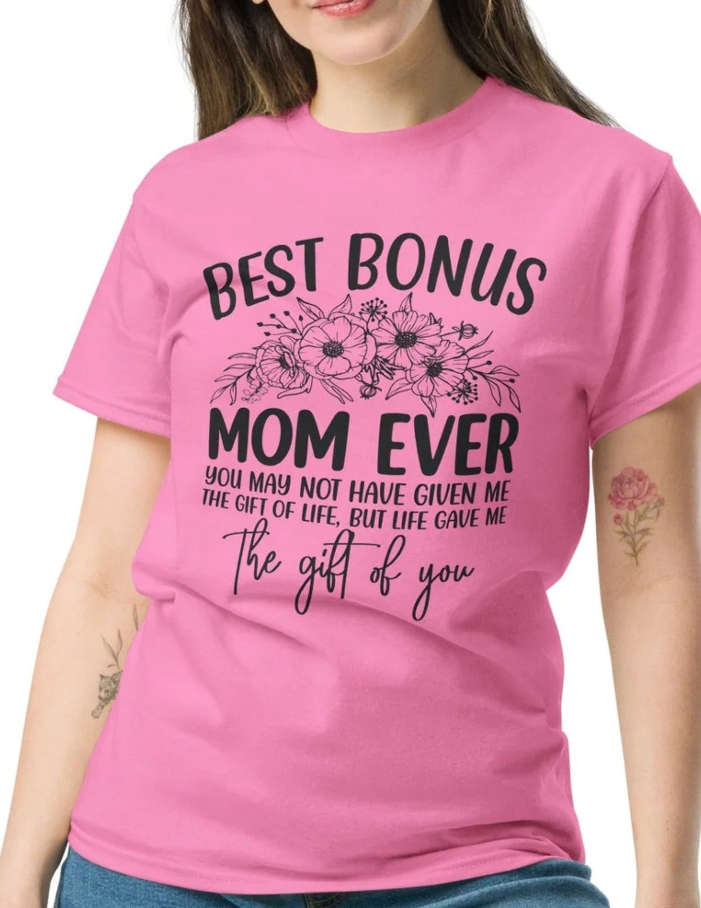 Best Bonus Mom | Classic T-Shirt - Cardinal - T-Shirts Online