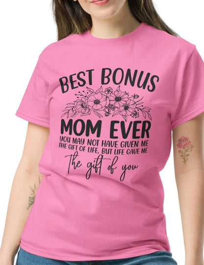 Best Bonus Mom | Classic T-Shirt - Cardinal - T-Shirts Online