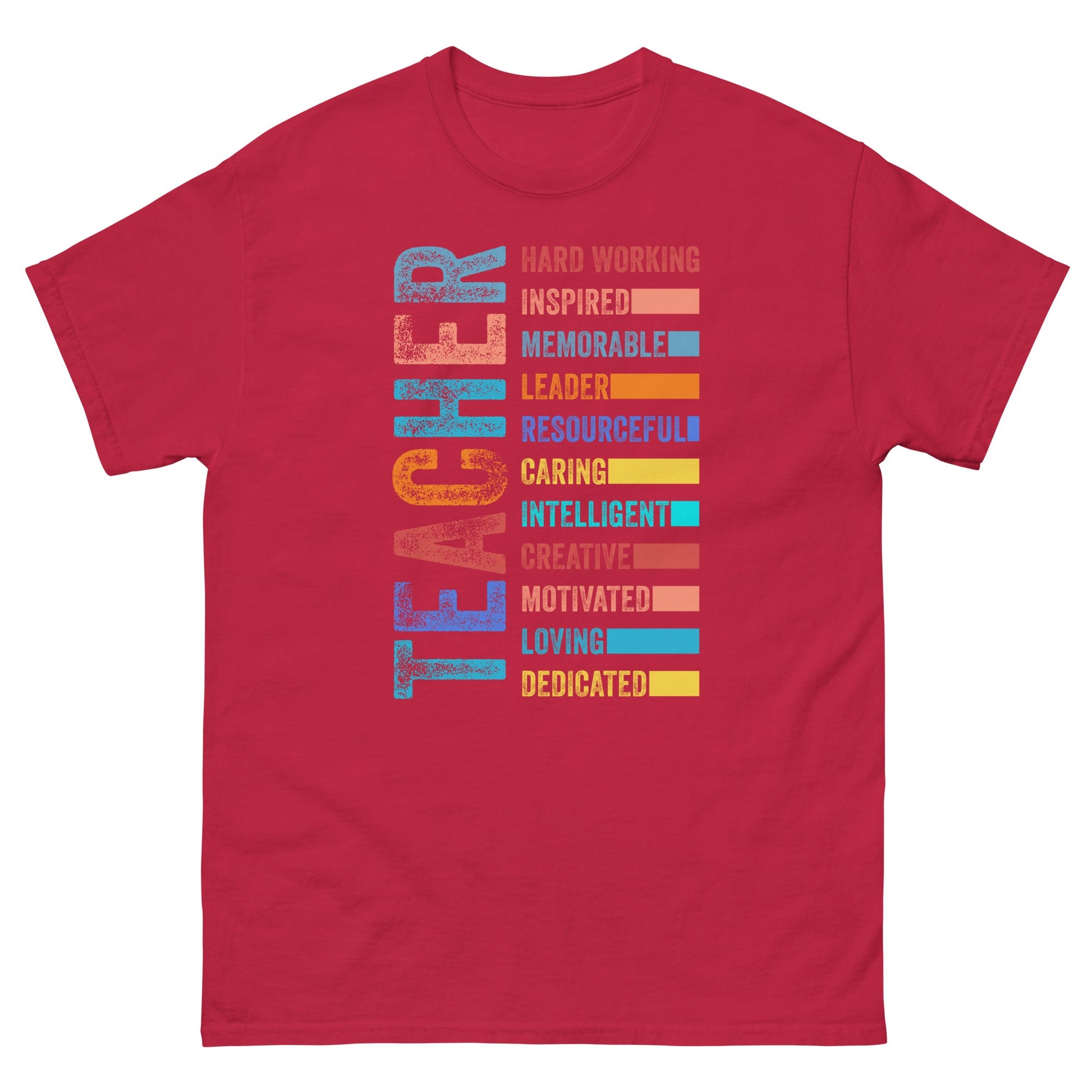 Best Teacher | Teacher T-Shirt - Cardinal - T-Shirts Online