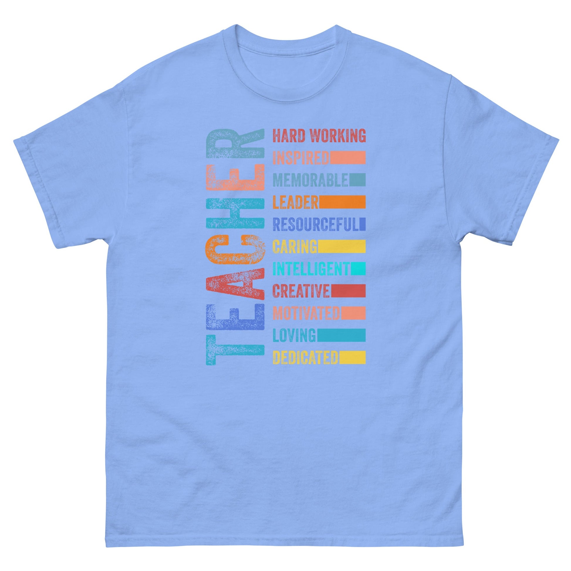 Best Teacher | Teacher T-Shirt - Carolina Blue - T-Shirts Online
