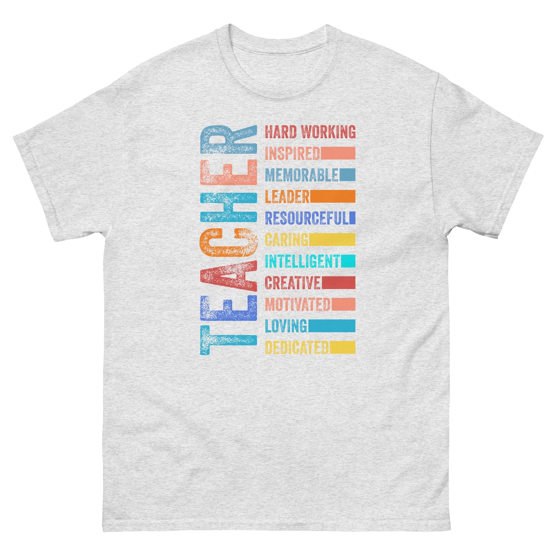 Best Teacher | Teacher T-Shirt - Ash - T-Shirts Online