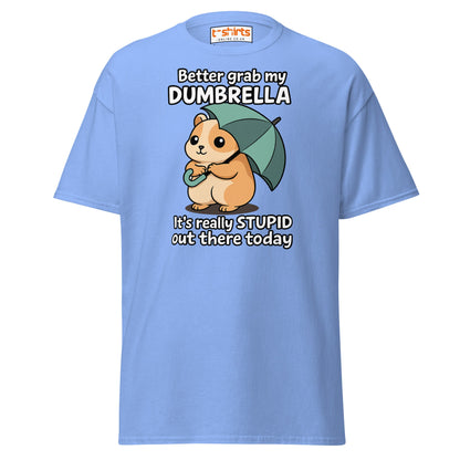 Better Grab My Dumbrella Tee – Funny Hamster Shirt - Carolina Blue - T-Shirts Online