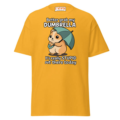Better Grab My Dumbrella Tee – Funny Hamster Shirt - Gold - T-Shirts Online