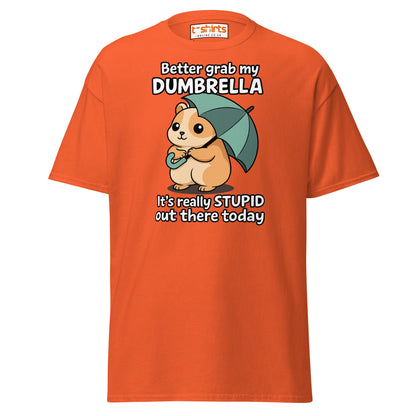 Better Grab My Dumbrella Tee – Funny Hamster Shirt - Orange - T-Shirts Online