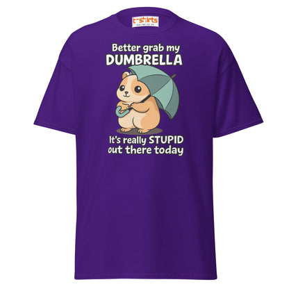 Better Grab My Dumbrella Tee – Funny Hamster Shirt - Purple - T-Shirts Online