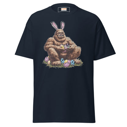Bigfoot Easter | Easter T-Shirt - Navy - T-Shirts Online
