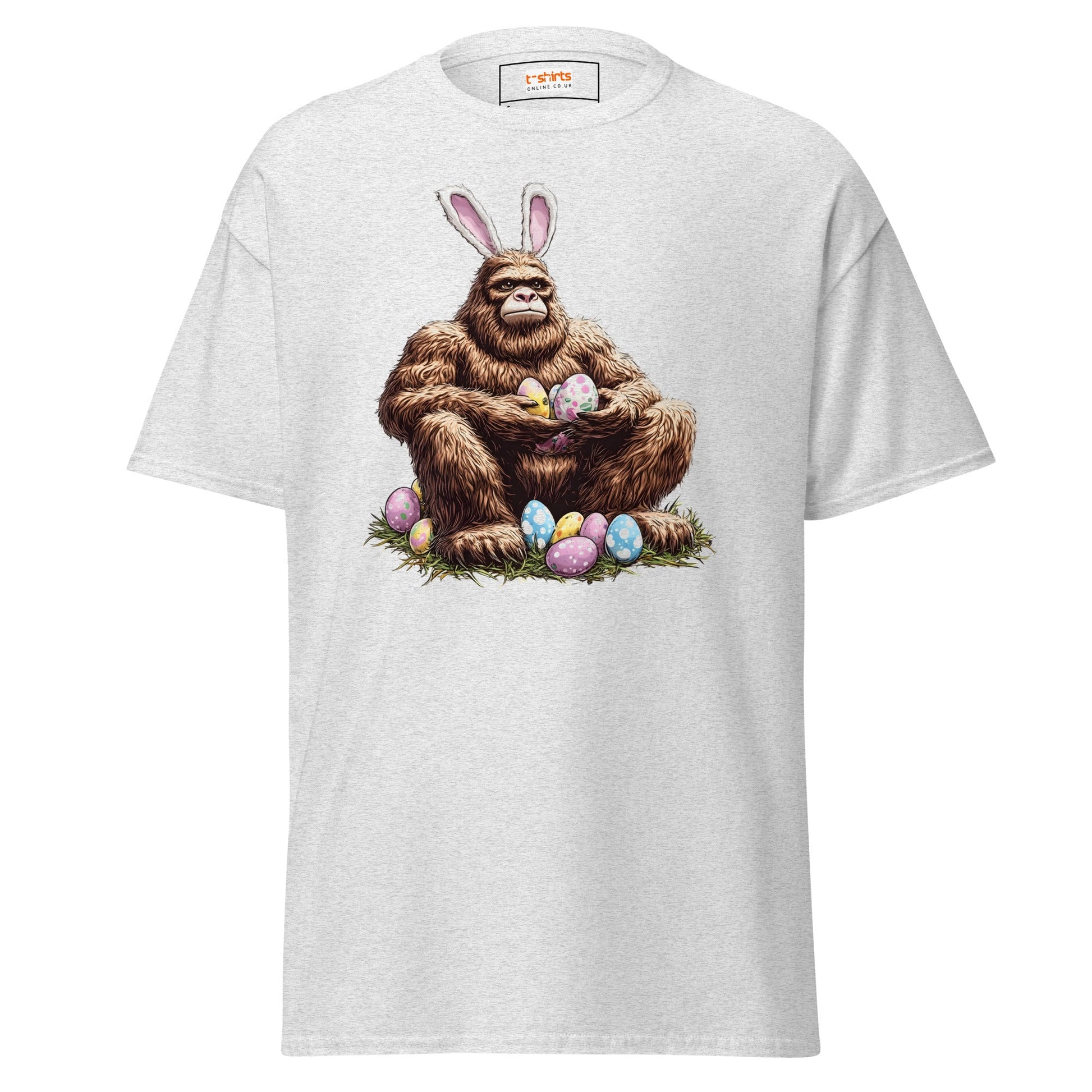 Bigfoot Easter | Easter T-Shirt - Ash - T-Shirts Online