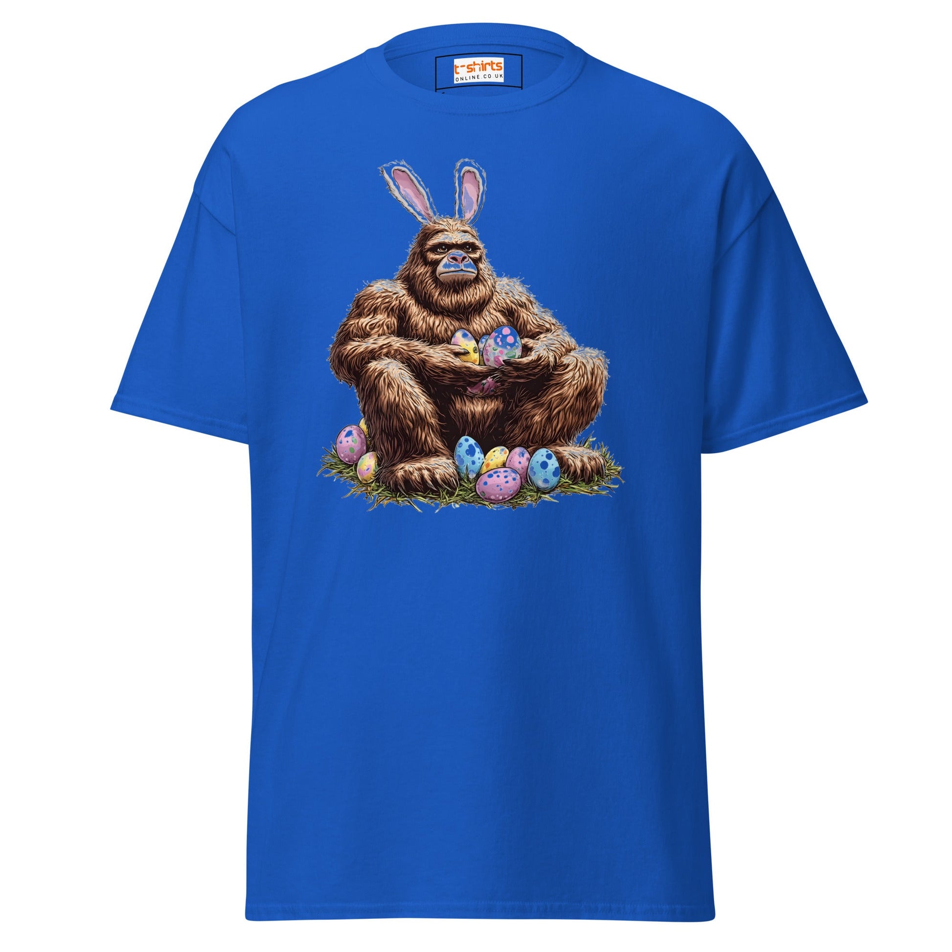 Bigfoot Easter | Easter T-Shirt - Royal - T-Shirts Online